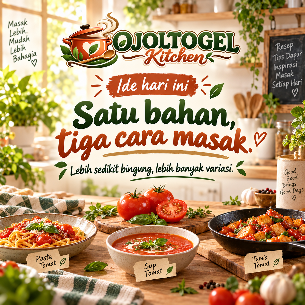 Banner ide hari ini OJOLTOGEL Kitchen